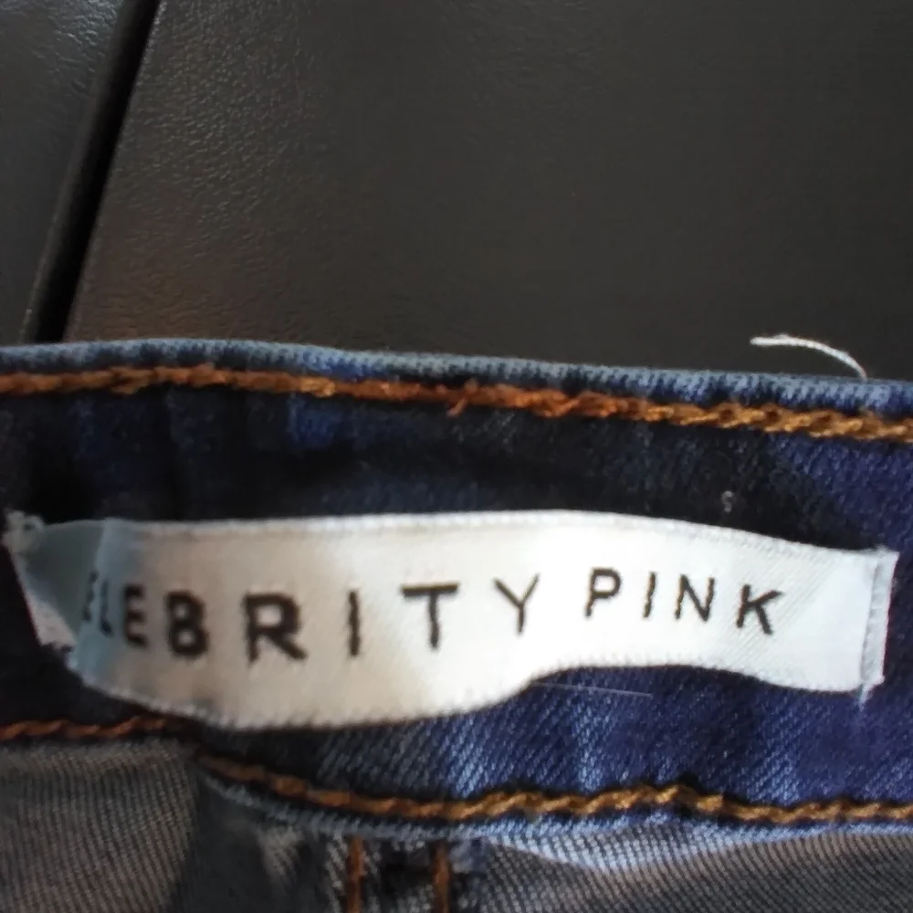 Celebrity Pink womens Button Fly Wide Leg Denim Jeans Size 21/35